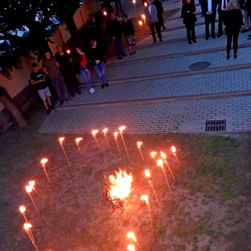 Trianon 100 . fáklyagyújtás06